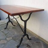 Antique rectangular bistro table