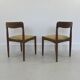 Vintage Danish Dining Chairs in Teak by H.W. Klein for Bramin, Set of 2