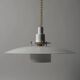 Markslöjd Multi-Layered Pendant Lamp, White Lacquered, 1990s Scandinavian Modern Lighting, Sweden