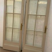 Old double-sided glass door 20th century