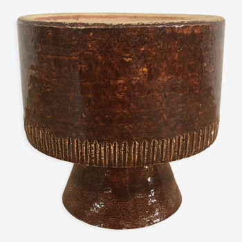 Glazed ceramic stand cup