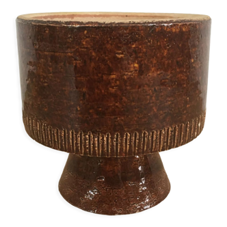 Glazed ceramic stand cup