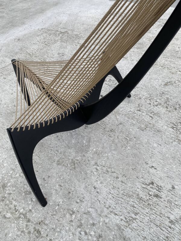 Fauteuil « Harp » ou « String » Jørgen Høvelskov,1963