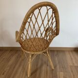 Rattan armchair