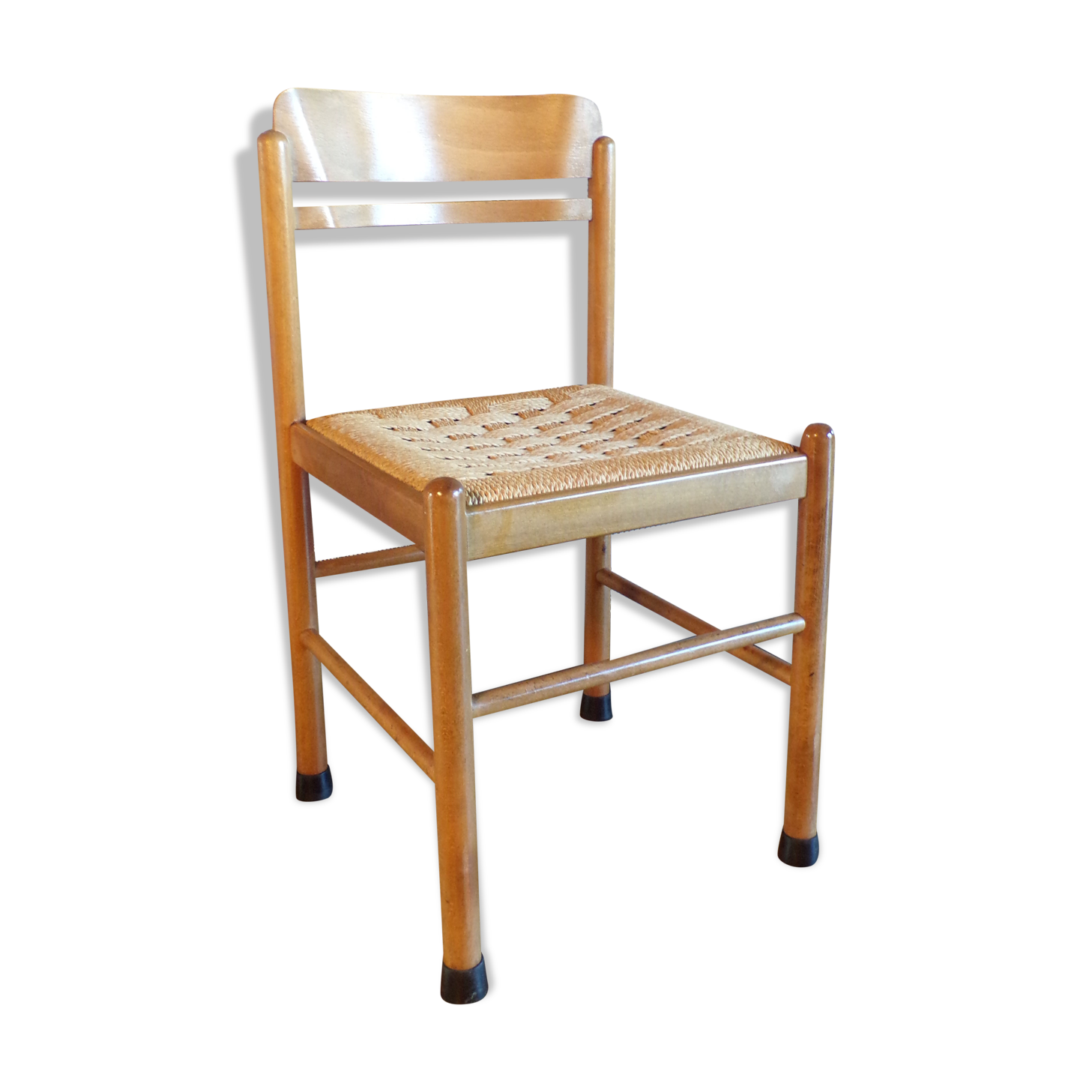 Vintage chair sitting rope