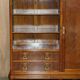 Art Nouveau library in burr walnut by Léon Jallot