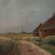 Painting: oil on panel - The millstones