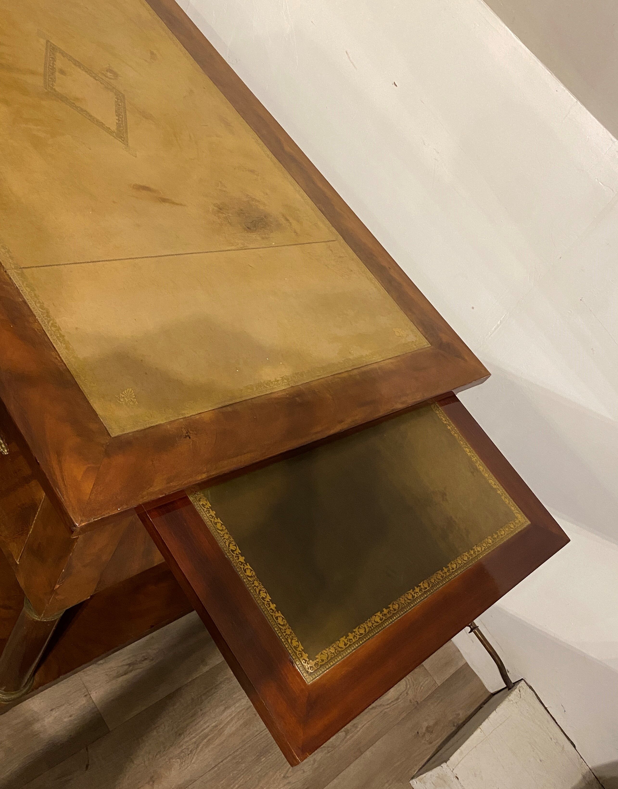 Empire style minister's desk