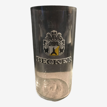 Ancien verre à bière Becker (Sarre allemande) 25cl