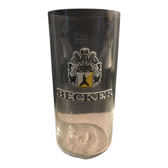 Old beer glass Becker (German Saarland) 25cl