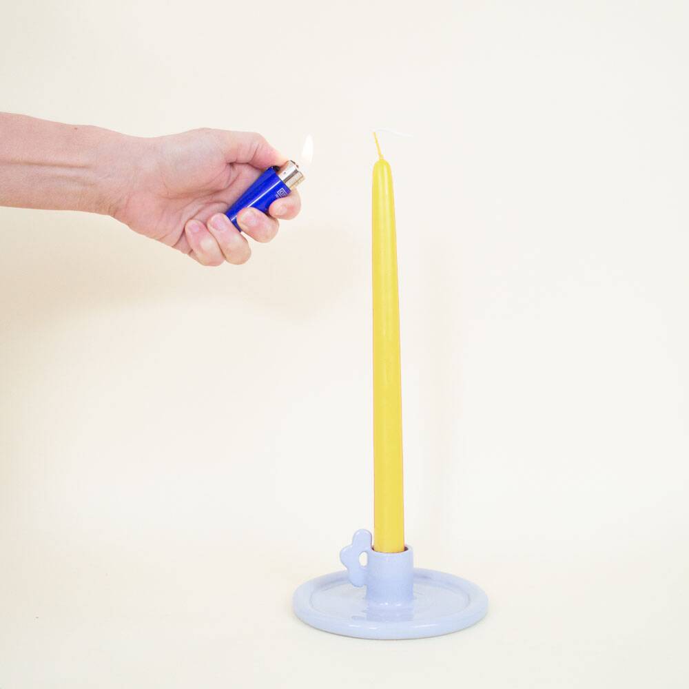 Flower candle holder