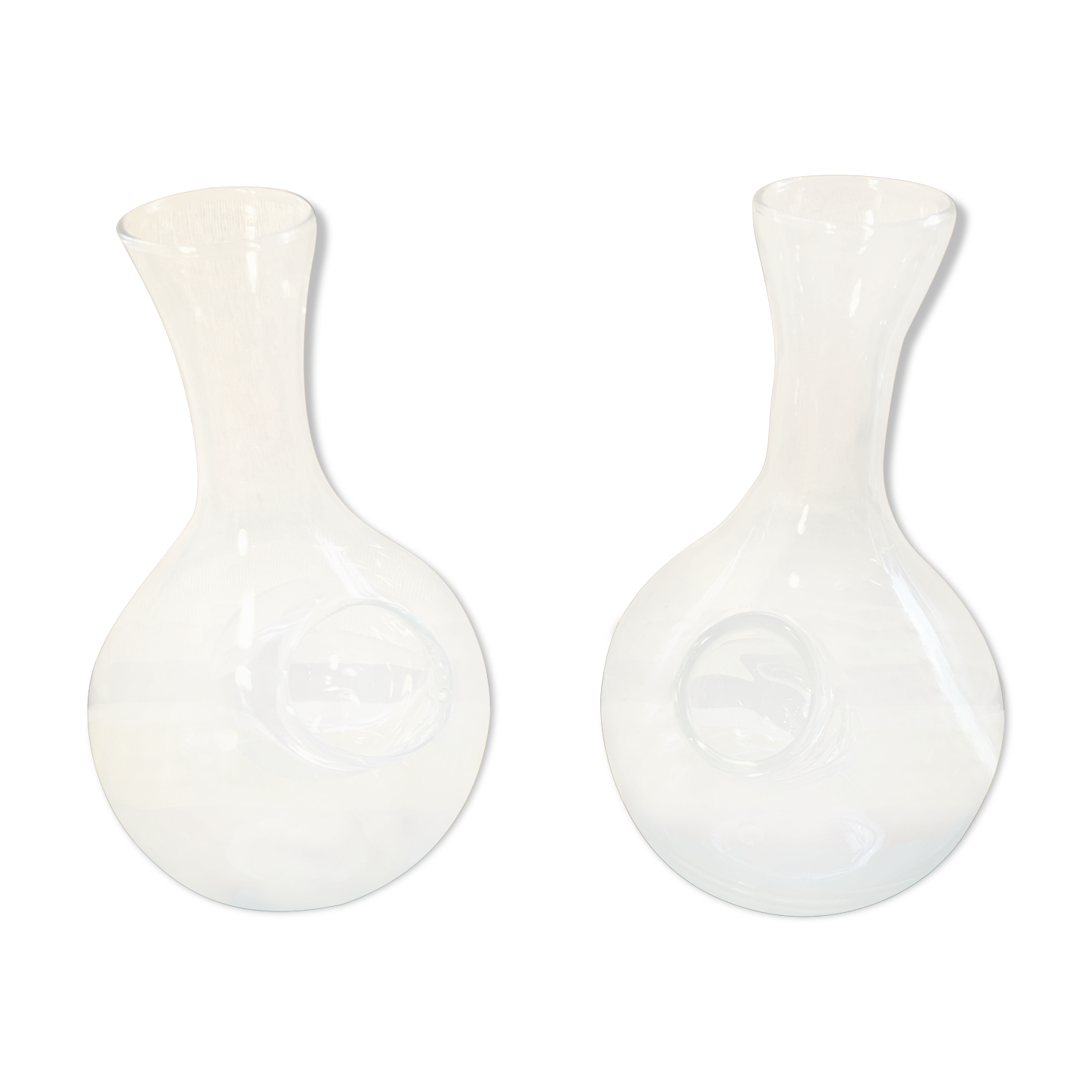 Pair of old carafes