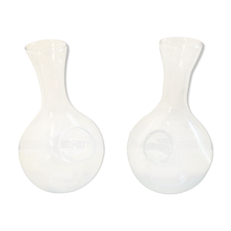 Pair of old carafes