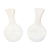 Paire de carafes rafraîchissoirs en verre