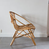 Rattan armchair