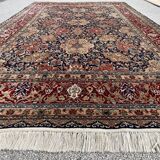 Tapis persan, ispahan en laine et soie