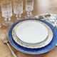 Set of 8 plates of presentation porcelain Bernardaud
