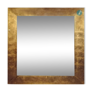 Miroir bordures dorées