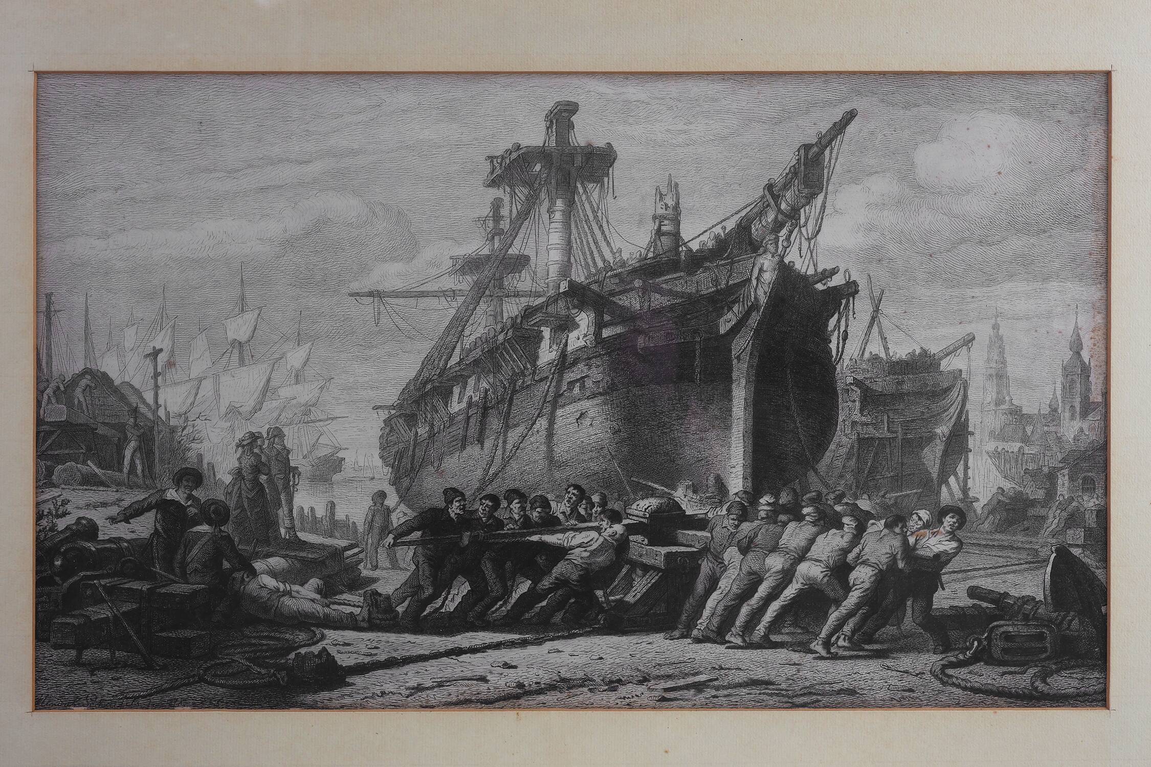 Antique Belgian Engraving of Napoleon I, After Hendrik Schaefels, 1804