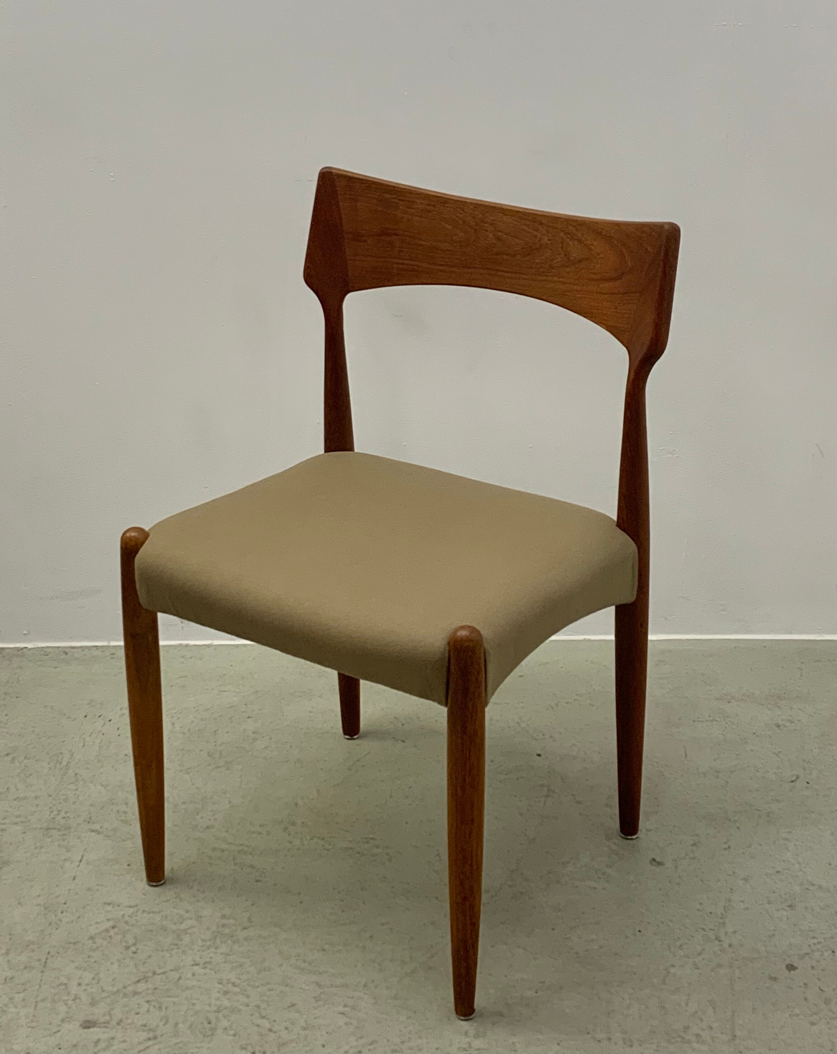 4xDanish Teak Dining Chairs by Bernard Petersen 1960s