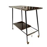Serving trolley, table on wheels 1950