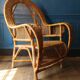 Rattan armchair in the style of Kay Fisker for R. Wengler. Danish work from the 1960s.