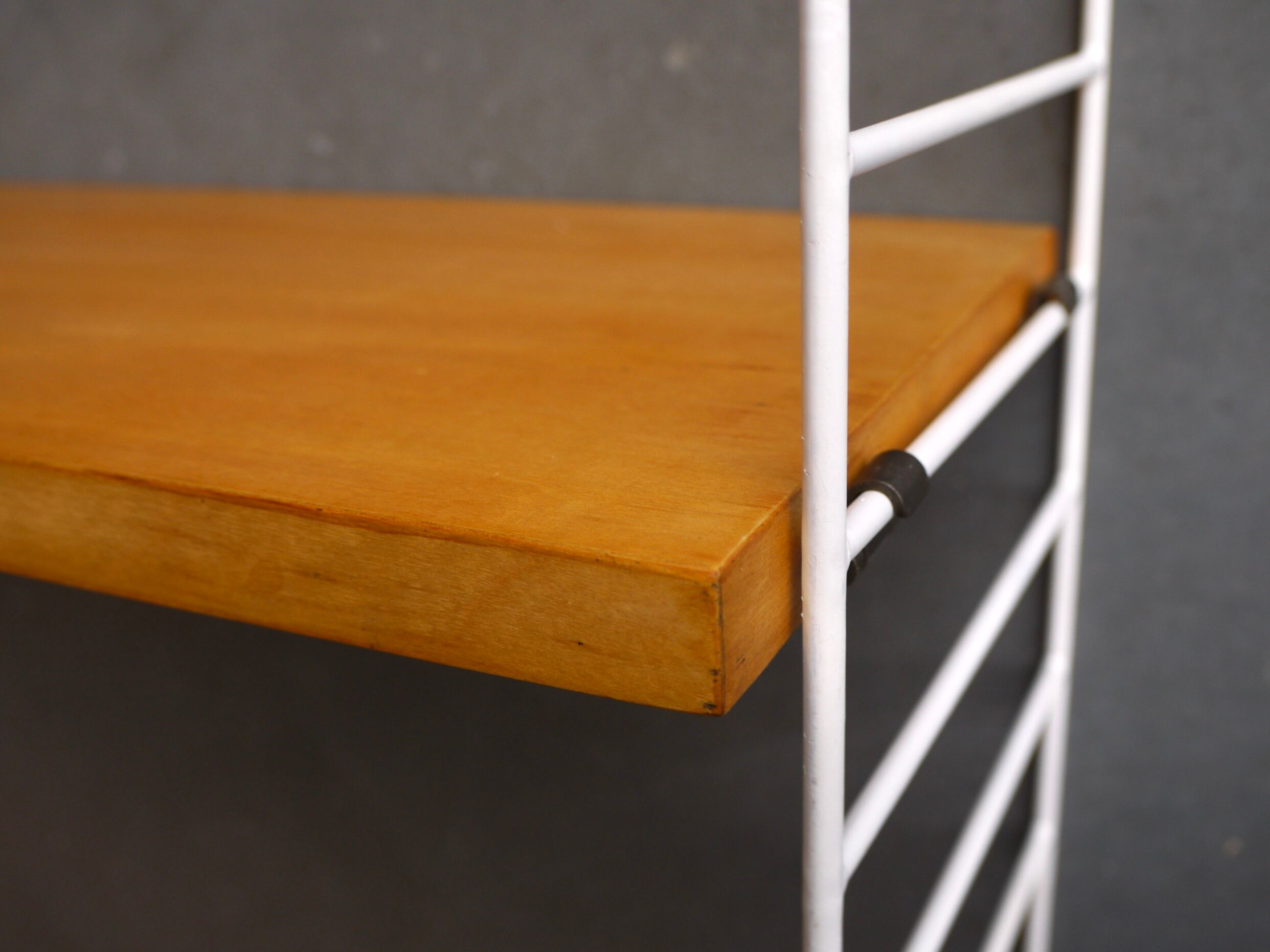 Vintage wall shelving unit by Nisse Strinning for String AB. 1950s