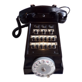 Téléphone vintage de standard en bakélite