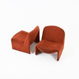 Pair of Alky Armchairs by Giancarlo Piretti for Anonima Castelli, 1970s