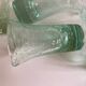 Set of 7 Biot cups in bubbled glass 1970