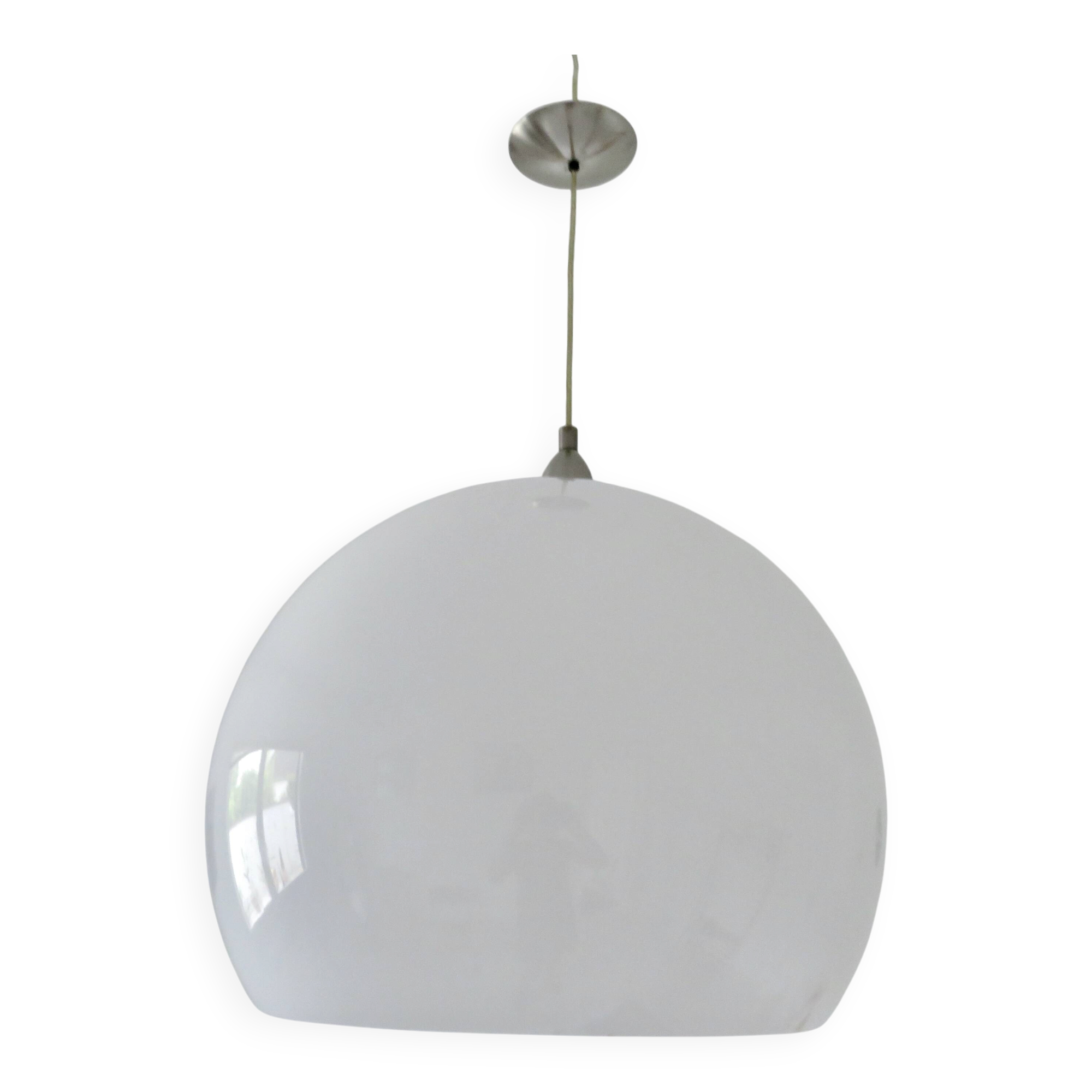 Large spherical suspension in perspex from the 1990s.