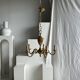 Classic 5-light gold chandelier