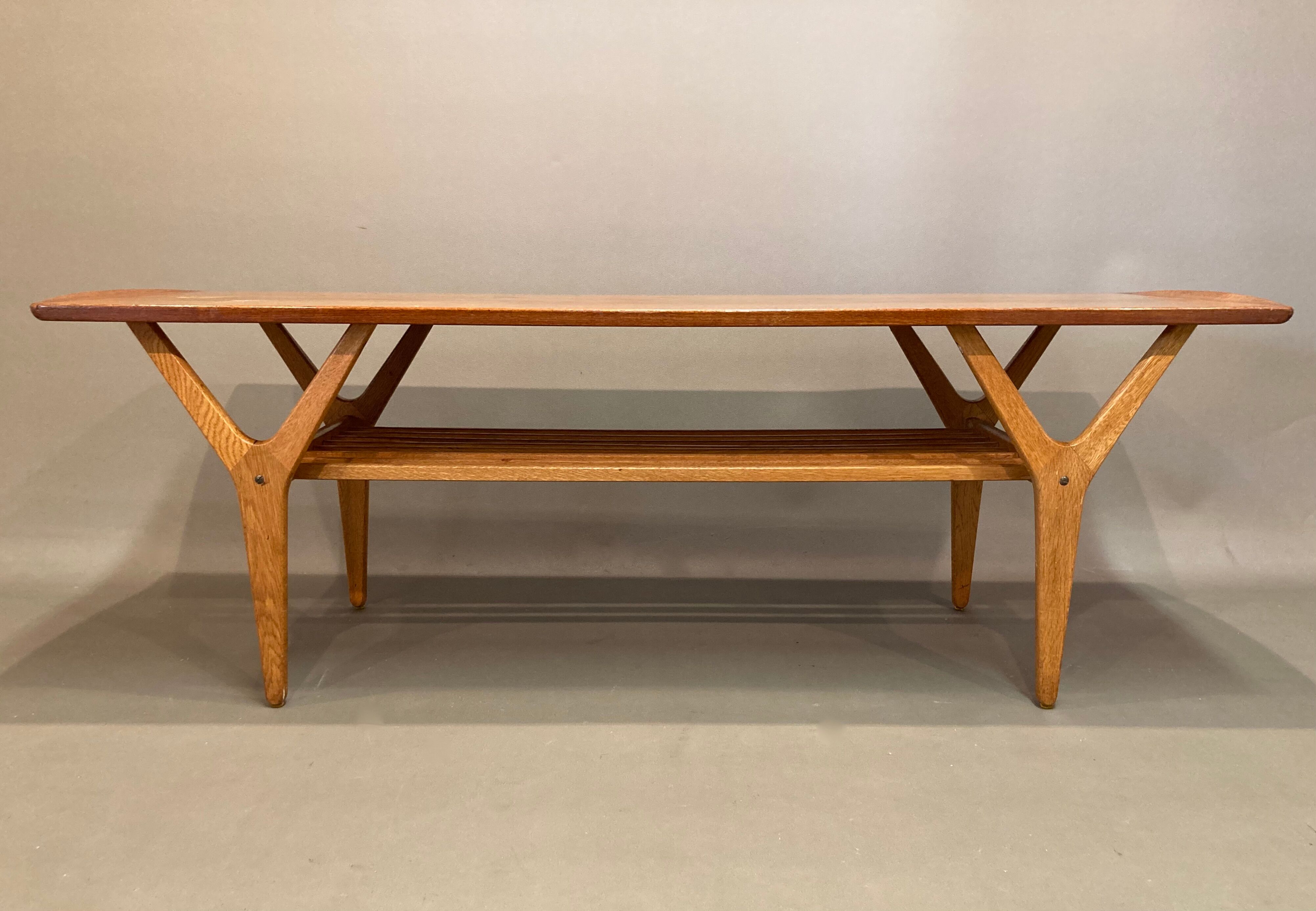 Scandinavian design coffee table 1950.