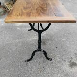 Table bistrot rectangular metal foot