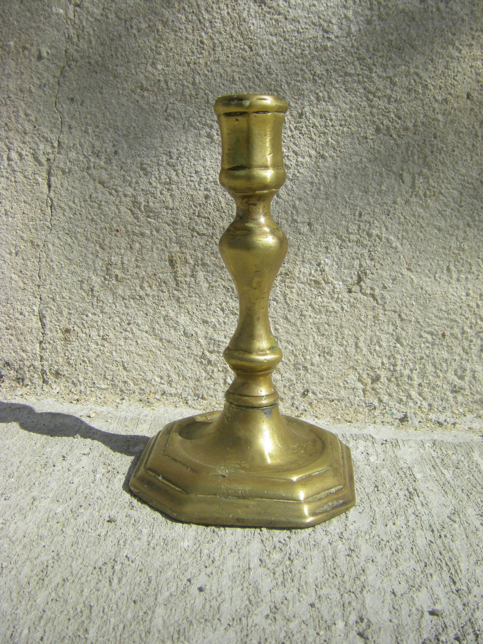 Bronze candle holder period xvii century
