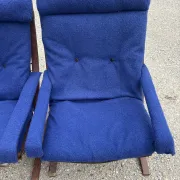 Pair of Siesta armchairs by Ingmar Relling, vintage Scandinavian design.