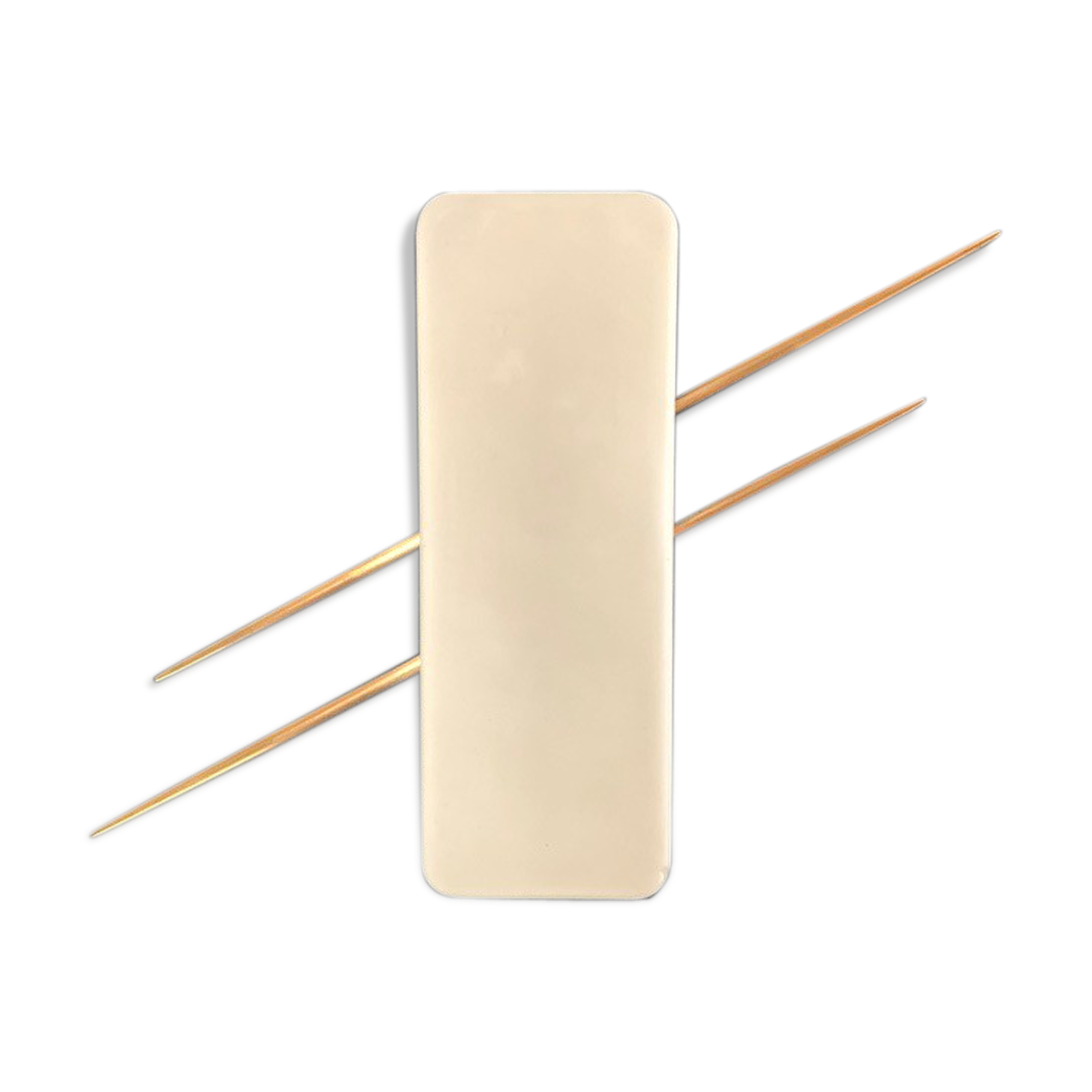 Apply mid century in opaline - brass
