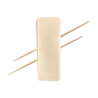Apply mid century in opaline - brass