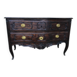 Louis XV sauté pan curved on all sides with 2 drawers on the front