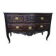 Louis XV sauté pan curved on all sides with 2 drawers on the front