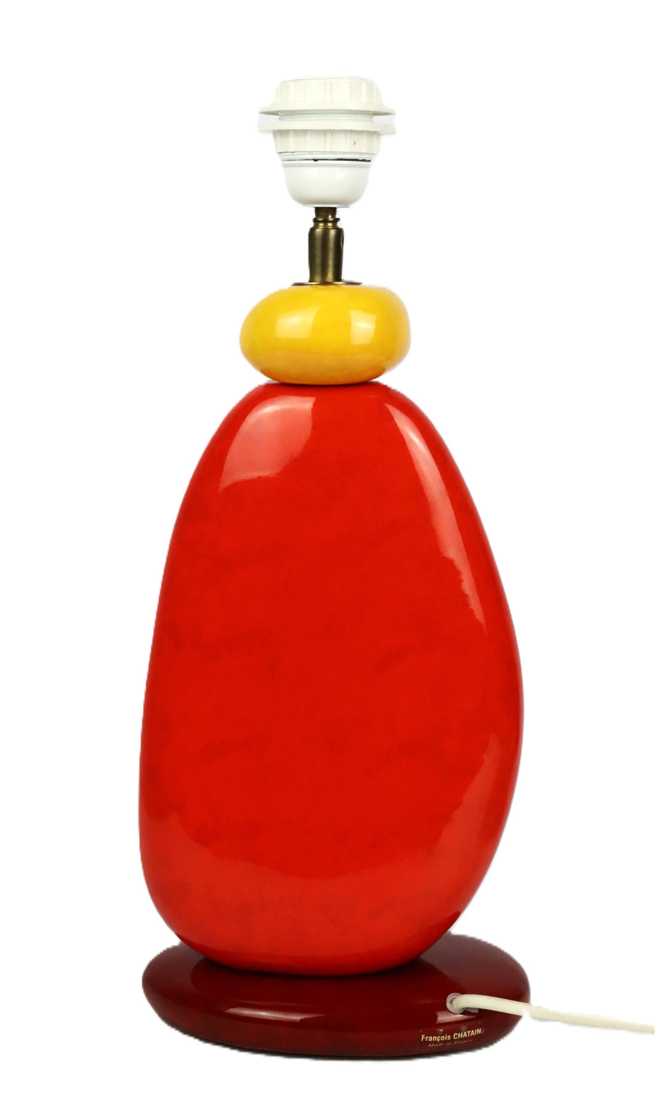 Pebble lamp by François Chatain 1980