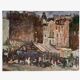 Old city painting Paris