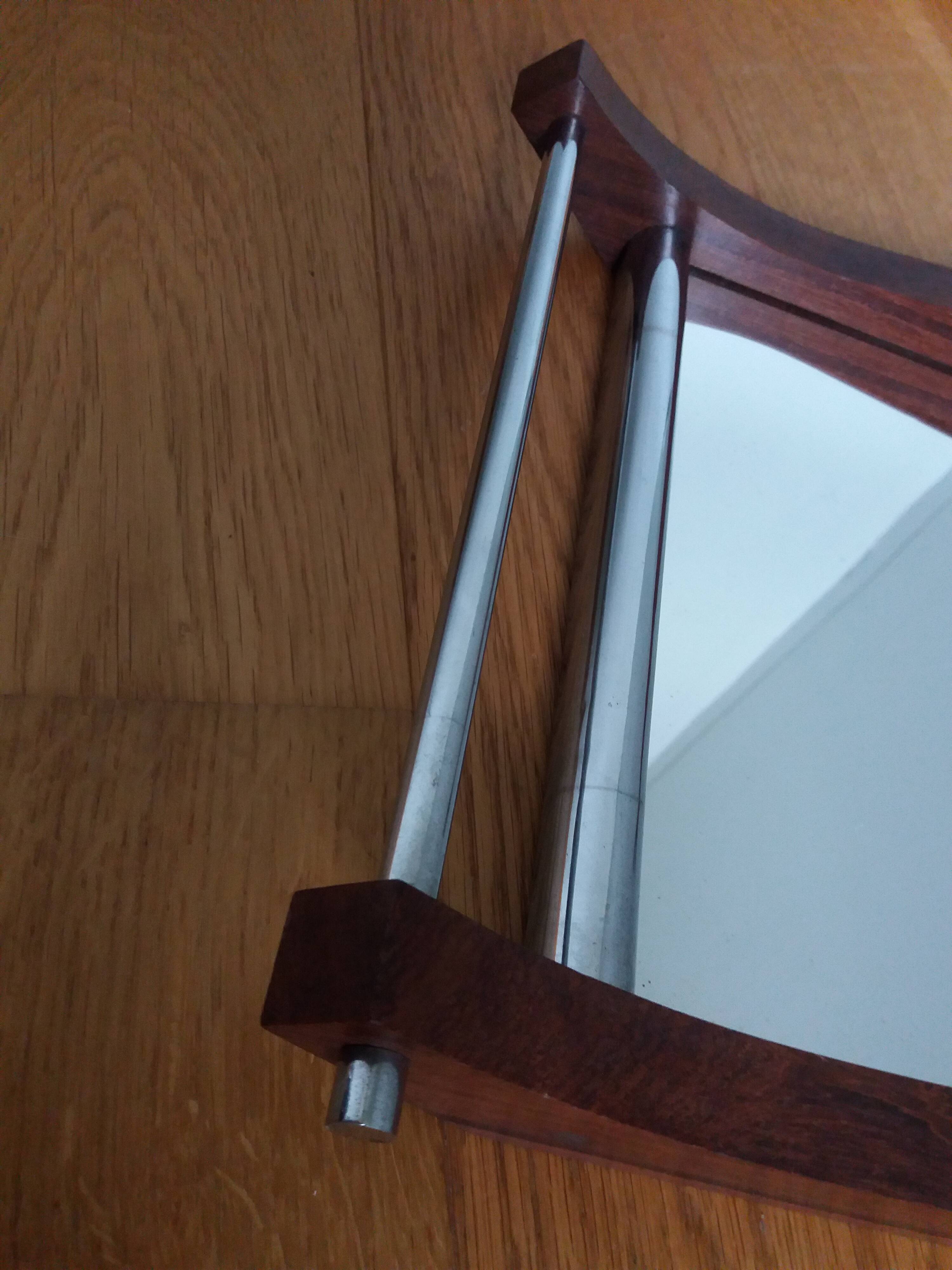 Art deco rectangular mirror top
