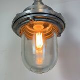 Industrial Soviet Aluminium Factory Pendant Lamp, 1960s