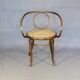 Le Corbusier armchair by Fischel 1890 caned, not Thonet.
