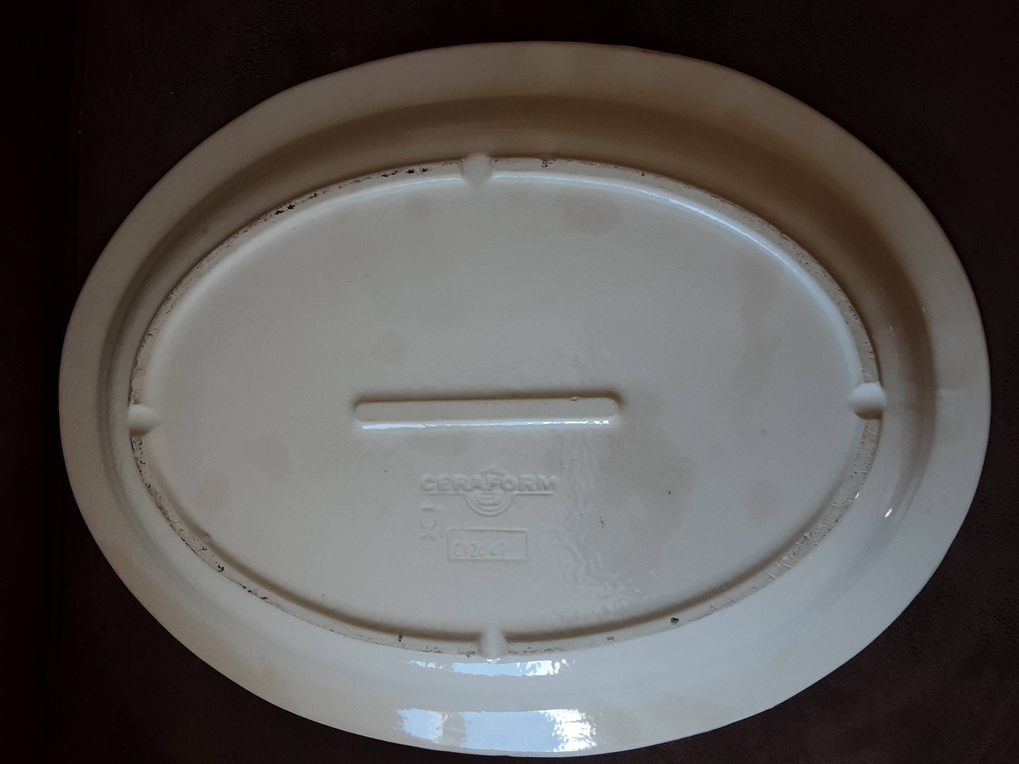 Large Ceraform dish. Marshal Ferrand
