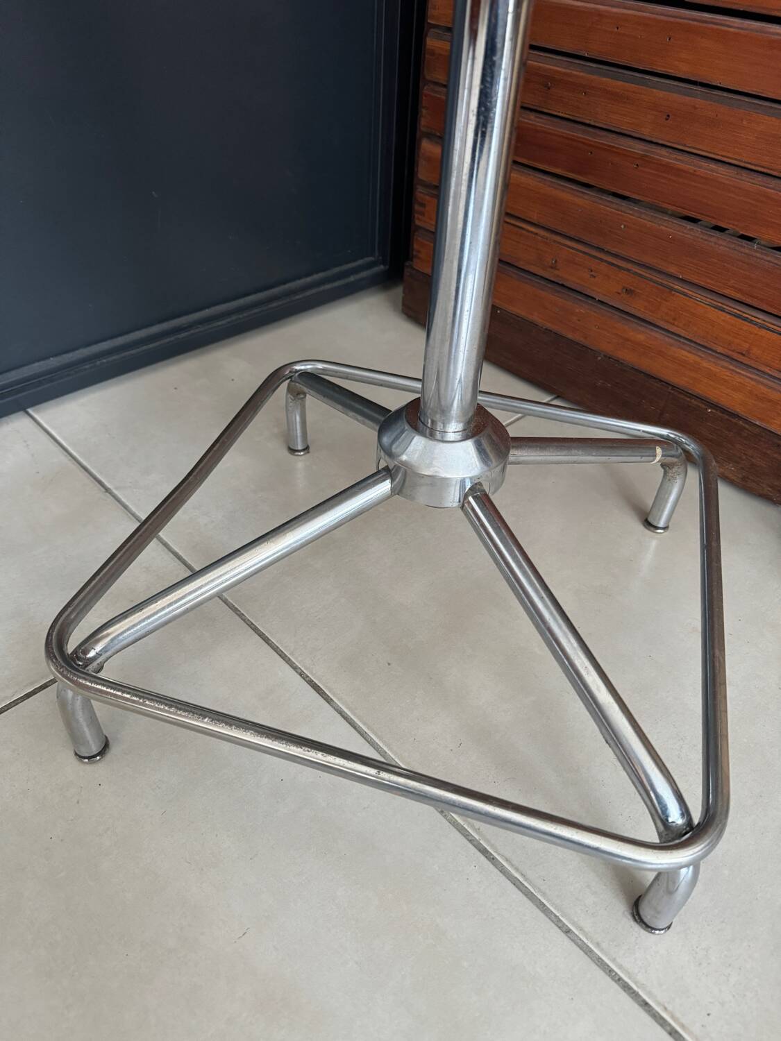 Old industrial workshop chair