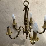 Louis XV style chandelier in bronze