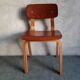 Children's school chair made of vintage wood