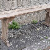 Old farm bench, natural color, vintage